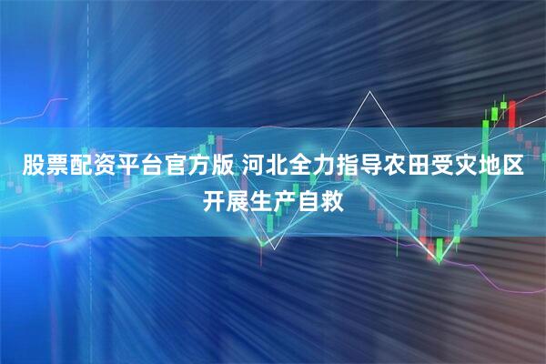 股票配资平台官方版 河北全力指导农田受灾地区开展生产自救